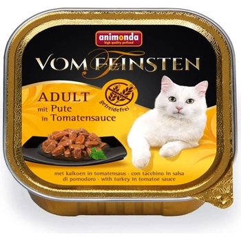 Animonda Cat Vom Feinsten за възрастни котки NoGrain Пуйка в доматен сос 100 г