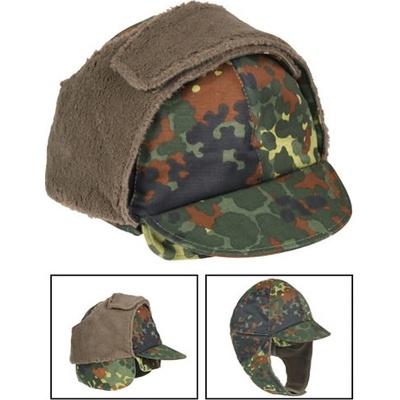 Bundeswehr čepice BW zimní original Flecktarn – Zboží Dáma