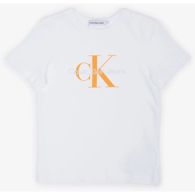 Calvin Klein Тениска детски Calvin Klein Jeans | Byal | Момичешки | 104