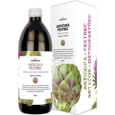 nefdesanté Черен дроб и жлъчка - Сок от Артишок и Бял трън, 500 ml (360875 NFDS)