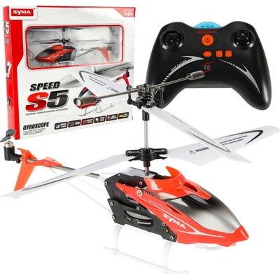 Syma RC mini vrtulník S5 3CH IR RTF červený 1:1