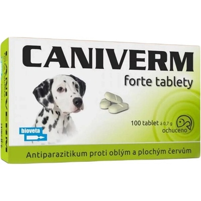 Caniverm forte 0,7 g 6 ochucených tablet – Hledejceny.cz