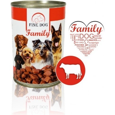 Fine Dog Family s Hovädzím 415 g