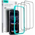 ESR iPhone Air ESR CLASSIC протектор за екран стъкло 3dpcs 2.5D, 9H + рамка, BLACK GP-181233 (GP-181233)