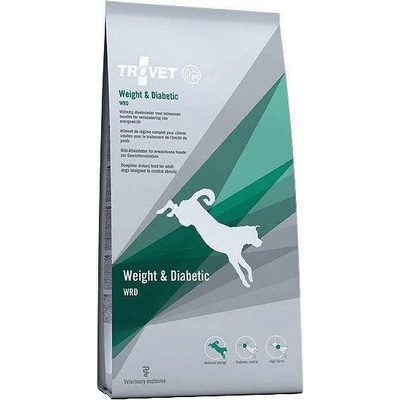 TROVET TROVET Weight & Diabetic WRD Храна за кучета, суха, с пилешко, 12.5 kg