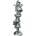 Plastoy The Smurfs Resin Smurfs Column Silver Limited Edition 50 Cm