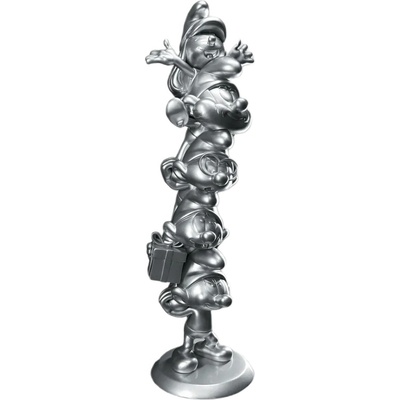 Plastoy The Smurfs Resin Smurfs Column Silver Limited Edition 50 Cm