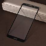  Извит 3D удароустойчив стъклен протектор покриващ целия екран за Huawei Y6 2018 - с черна рамка