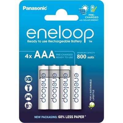 Panasonic Eneloop AAA 800mAh 4ks 4MCDE/4BE
