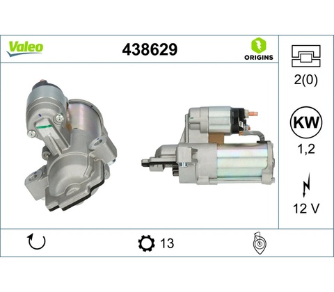 Startér VALEO 438629