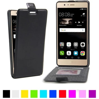 Huawei P9 Lite Флип Кожен Калъф и Протектор