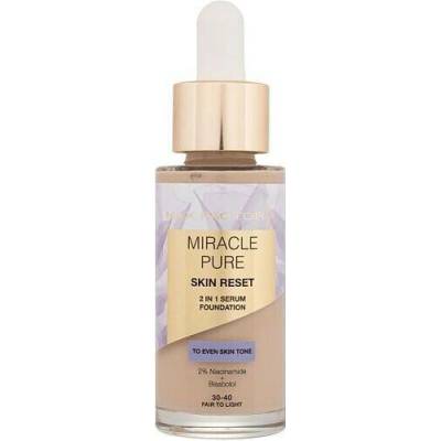 Makeup Max Factor Miracle Pure Skin Reset 2in1 Serum Foundation 30-40 Fair To Light 30 ml