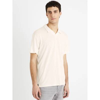 Celio Кремава мъжка поло риза Celio Deolive Celio | Byal | МЪЖЕ | XL