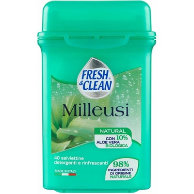 Fresh & clean vlhčené obrúsky 40 ks