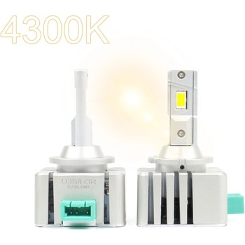 LED náhrada výbojek D3S / D3R G2 4300K - ledpodsviceni.cz, 2x35W, 9.000lm, vysoké napětí
