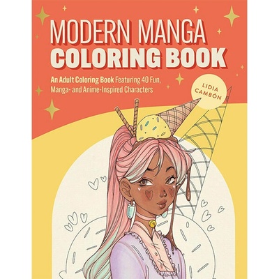 The Modern Manga Coloring Book - Lidia Cambon