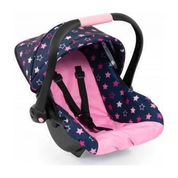 Bayer Deluxe Car Seat with Canopy, Navy Pink 67916AA