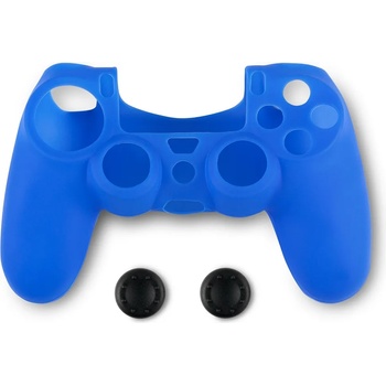 Spartan Gear Силиконов кейс и тапи Spartan Gear - DualShock 4, сини (PS4)