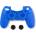 Spartan Gear Силиконов кейс и тапи Spartan Gear - DualShock 4, сини (PS4)
