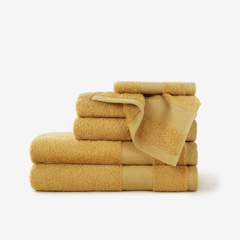 Goldea bambusový uterák osuška zlatý 50 x 100 cm
