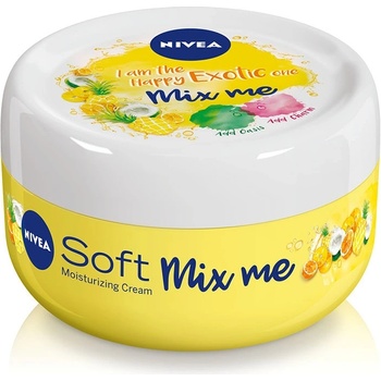 Nivea Soft Mix Me telový krém (Moisturizing Cream I Am The Happy Exotic One) 100 ml