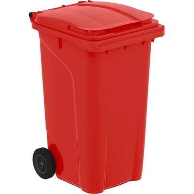 PK Group Plastová popolnica 240 l červená
