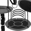 Springos Čapí hnízdo 110 cm modro-černá