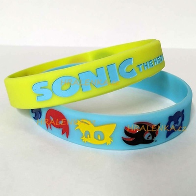 Set 2ks silikonový gumový náramek Sonic the Hedgehog