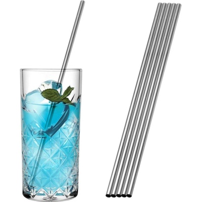 G.Gastro Nerezová brčka rovná 5 x 200 mm rovná D9780702 50 ks