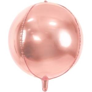 Party Deco Фолиев Балон Сфера, Розово Злато, 40см (fb13m-019r)