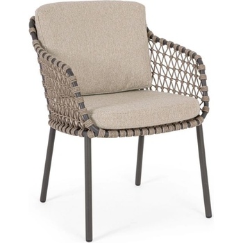 Bizzotto Ivissa ТЪМЕН СТОЛ С ВЪЗГЛАВНИЦА (0660620)