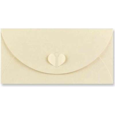 Papierová obálka Butterfly, DL (110x220mm), 250g/m2, krémová (20ks)