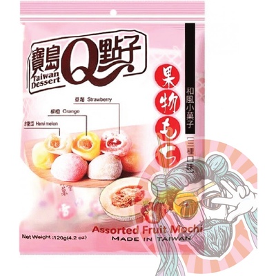 Q Brand Mochi mix ovocné 120 g