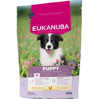 Eukanuba Puppy Medium Breeds Chicken 0,8 kg