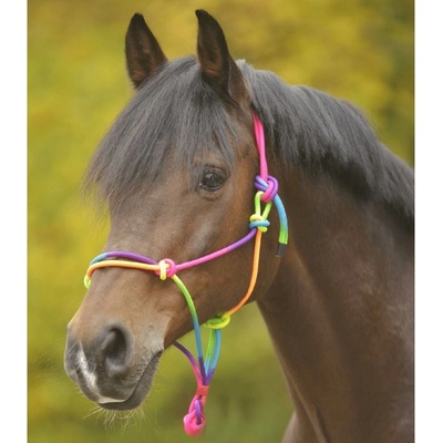 Waldhausen Ohlávka provazová neon multicolor – Zboží Mobilmania