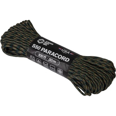 Padáková šňůra Paracord 550 (100 ft) ARM® – US woodland – Zboží Dáma