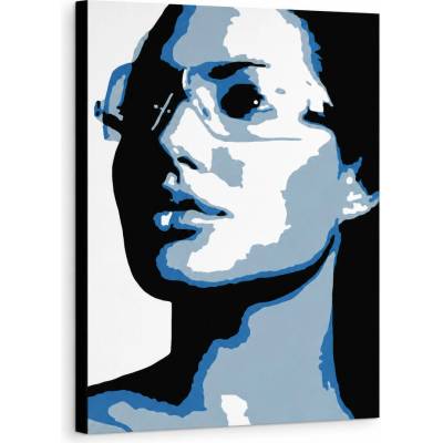 Ručne maľovaný POP Art obraz Angelina Jolie - 30x40 cm