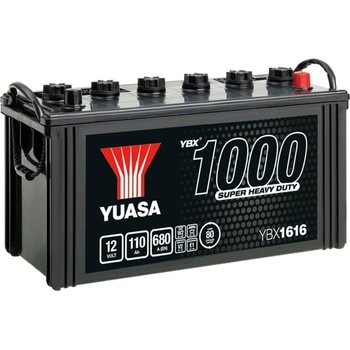 YUASA SHD 110Ah 680A right+ JIS YBX1000/YBX1616