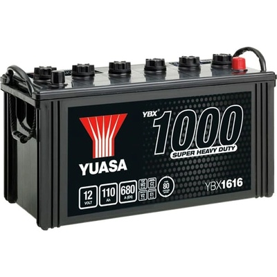 YUASA SHD 110Ah 680A right+ JIS YBX1000/YBX1616