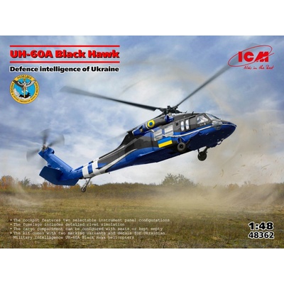 ICM Sikorsky UH 60A Black Hawk Defence Intelligence of Ukraine 1:48