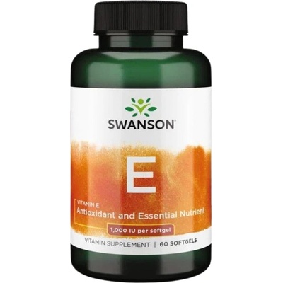 Swanson Natural Vitamin E 1000 IU [60 Гел капсули]