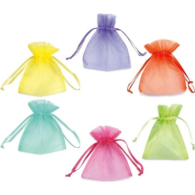 Sáček organza Ditipo 9 x 12 cm, mix barev (2440006)