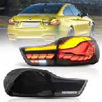  Диодни стопове за BMW F32 / F33 / F36 / F82 / F83 2014-2020 GTS look с бягащ мигач - опушени