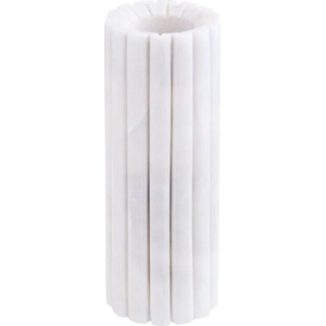 Premier Housewares Бяла мраморна ваза (височина 20 cm) Savio - Premier Housewares (5508032)