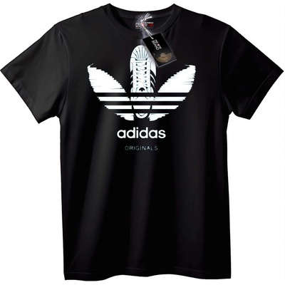 NOONEBRAND Тениска Adidas Originals Лого - S, Black