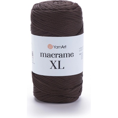 Yarn Art Macrame XL 157 tmavě hnědá