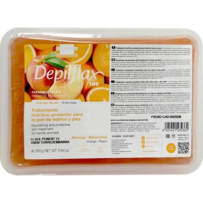 Depilflax 100 parafín s vůní pomeranč a broskve 500 g