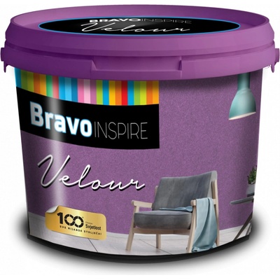 SVJETLOST BRAVO INSPIRE VELOUR - Dekoračná farba s jemným efektom V01 1 l