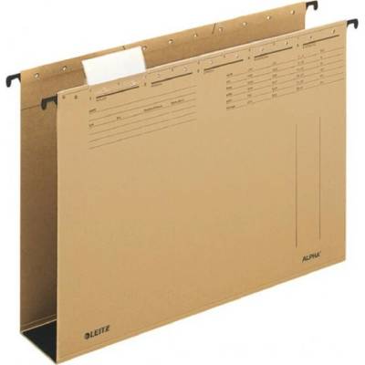 ESSELTE Závesný obal Leitz ALPHA 60mm dno hnedý