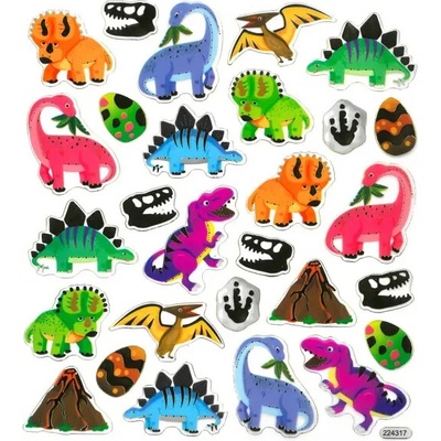 DP CRAFT Samolepky papírové DPNK-129 dinosauři